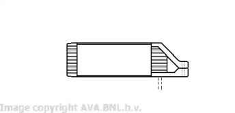 масляный радиатор, двигательное масло AVA QUALITY COOLING VW3107