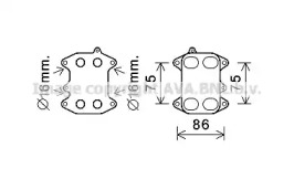 Теплообменник AVA QUALITY COOLING VW3388