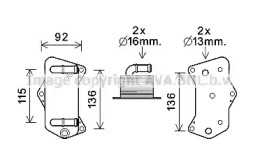 Теплообменник AVA QUALITY COOLING VW3395