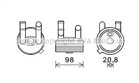 Теплообменник AVA QUALITY COOLING VW3396