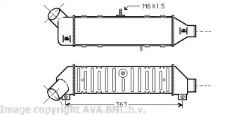 Интеркулер AVA QUALITY COOLING VW4136