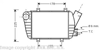 Теплообменник AVA QUALITY COOLING VW4154