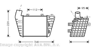 Теплообменник AVA QUALITY COOLING VW4159