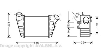 Теплообменник AVA QUALITY COOLING VW4182