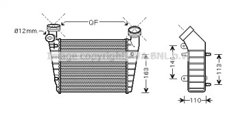 Теплообменник AVA QUALITY COOLING VW4216