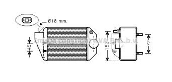 Теплообменник AVA QUALITY COOLING VW4221