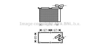 Теплообменник AVA QUALITY COOLING VW4305