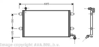 Конденсатор AVA QUALITY COOLING VW5137