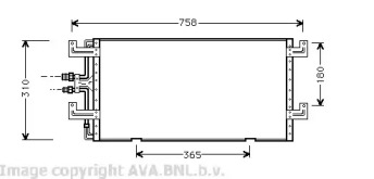 Конденсатор AVA QUALITY COOLING VW5145