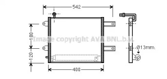 Конденсатор AVA QUALITY COOLING VW5177D