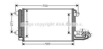 Конденсатор AVA QUALITY COOLING VW5209D