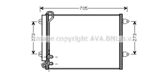 Конденсатор AVA QUALITY COOLING VW5225D