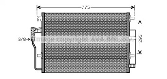 Конденсатор AVA QUALITY COOLING VW5277D