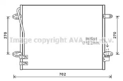 Конденсатор AVA QUALITY COOLING VW5322