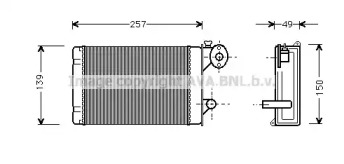 Теплообменник AVA QUALITY COOLING VW6062