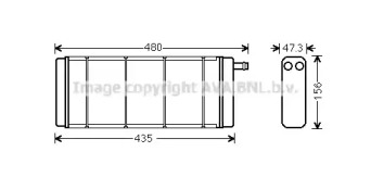 Теплообменник AVA QUALITY COOLING VW6128