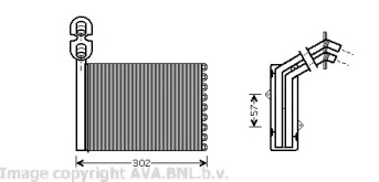 Теплообменник AVA QUALITY COOLING VW6201