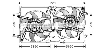 Вентилятор AVA QUALITY COOLING VW7505