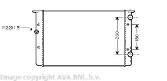 Теплообменник AVA QUALITY COOLING VWA2104