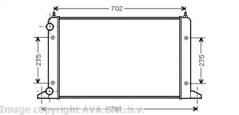 Теплообменник AVA QUALITY COOLING VWA2133