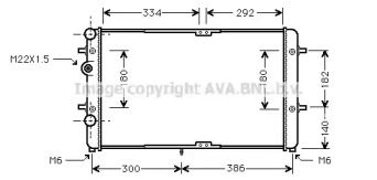 Теплообменник AVA QUALITY COOLING VWA2180