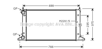 Теплообменник AVA QUALITY COOLING VWA2188