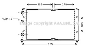 Теплообменник AVA QUALITY COOLING VWA2191