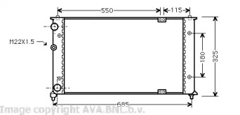 Теплообменник AVA QUALITY COOLING VWA2192