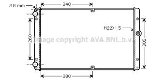 Теплообменник AVA QUALITY COOLING VWA2245