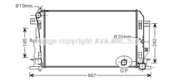 Теплообменник AVA QUALITY COOLING VWA2271