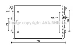 Теплообменник AVA QUALITY COOLING VWA2324