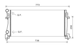 Теплообменник AVA QUALITY COOLING VWA2340