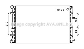 Теплообменник AVA QUALITY COOLING VWA2347