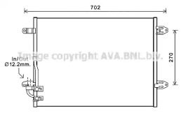 Конденсатор AVA QUALITY COOLING VWA5323