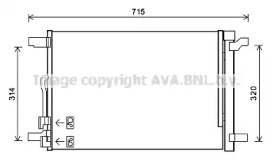 Конденсатор AVA QUALITY COOLING VWA5335D