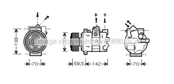 Компрессор AVA QUALITY COOLING VWAK220