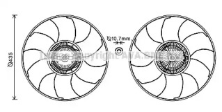 Вентилятор AVA QUALITY COOLING VWC332