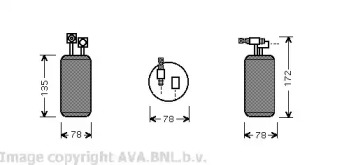 Осушитель AVA QUALITY COOLING VWD052