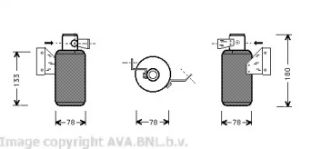 Осушитель AVA QUALITY COOLING VWD166