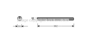 Осушитель AVA QUALITY COOLING VWD212