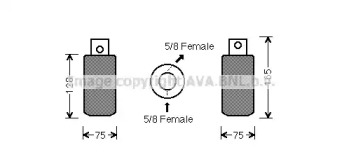 Осушитель AVA QUALITY COOLING VWD314