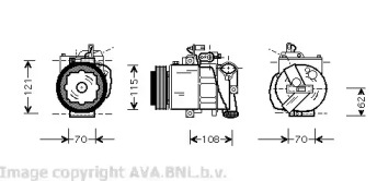 Компрессор AVA QUALITY COOLING VWK064