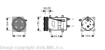 Компрессор AVA QUALITY COOLING VWK074