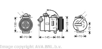 Компрессор AVA QUALITY COOLING VWK261