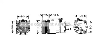 Компрессор AVA QUALITY COOLING VWK270