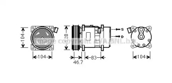 Компрессор AVA QUALITY COOLING VWK309