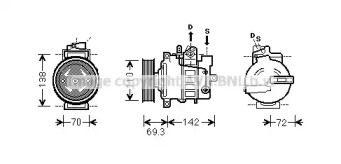 Компрессор AVA QUALITY COOLING VWK318