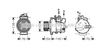 Компрессор AVA QUALITY COOLING VWK380