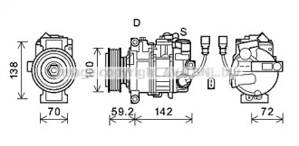 Компрессор AVA QUALITY COOLING VWK385