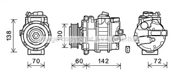 Компрессор AVA QUALITY COOLING VWK386